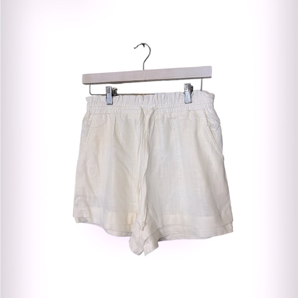 Altar’d State Pull On Drawstring Linen Blend Shorts - Picture 1 of 8